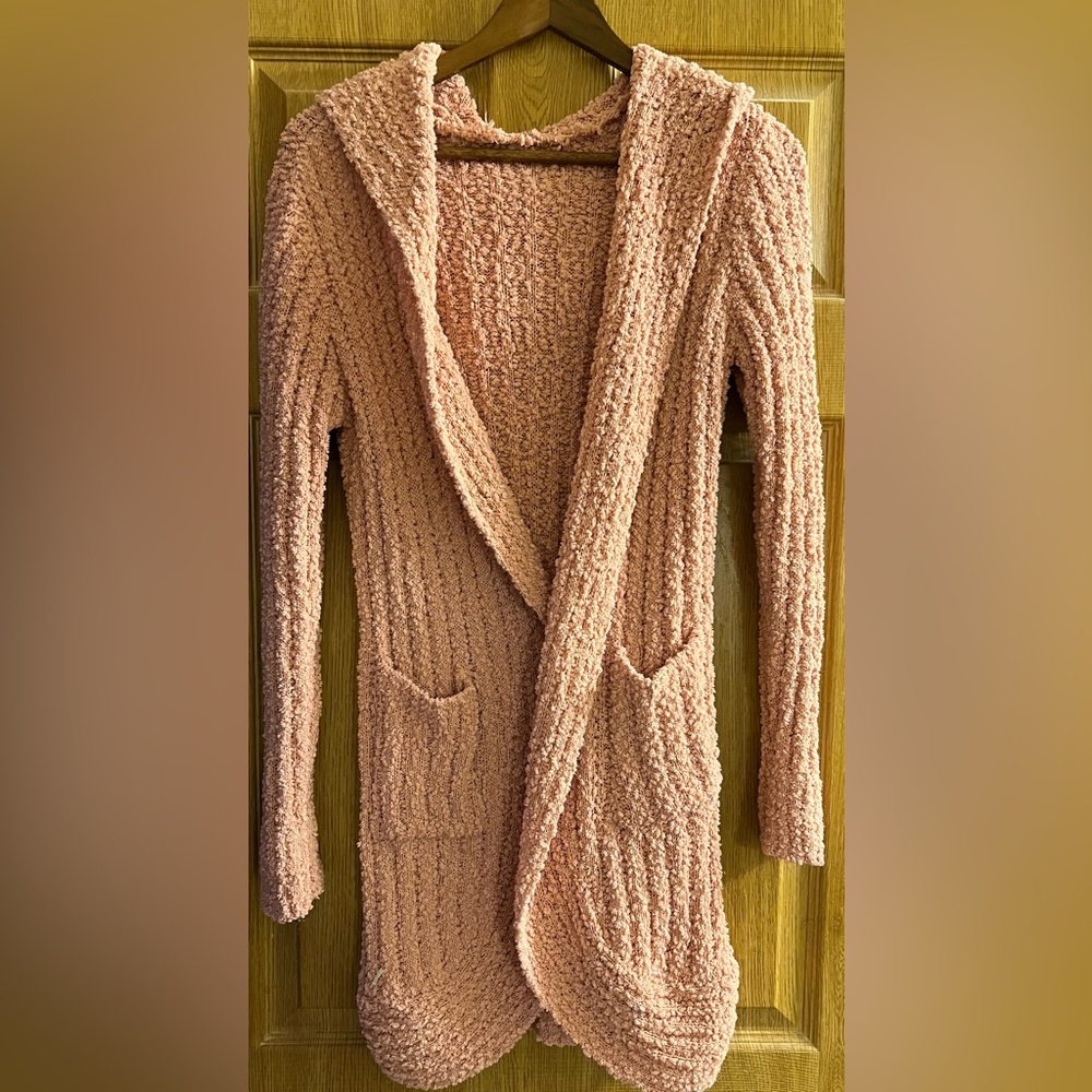 Super cute open front hooded cardigan ❣️